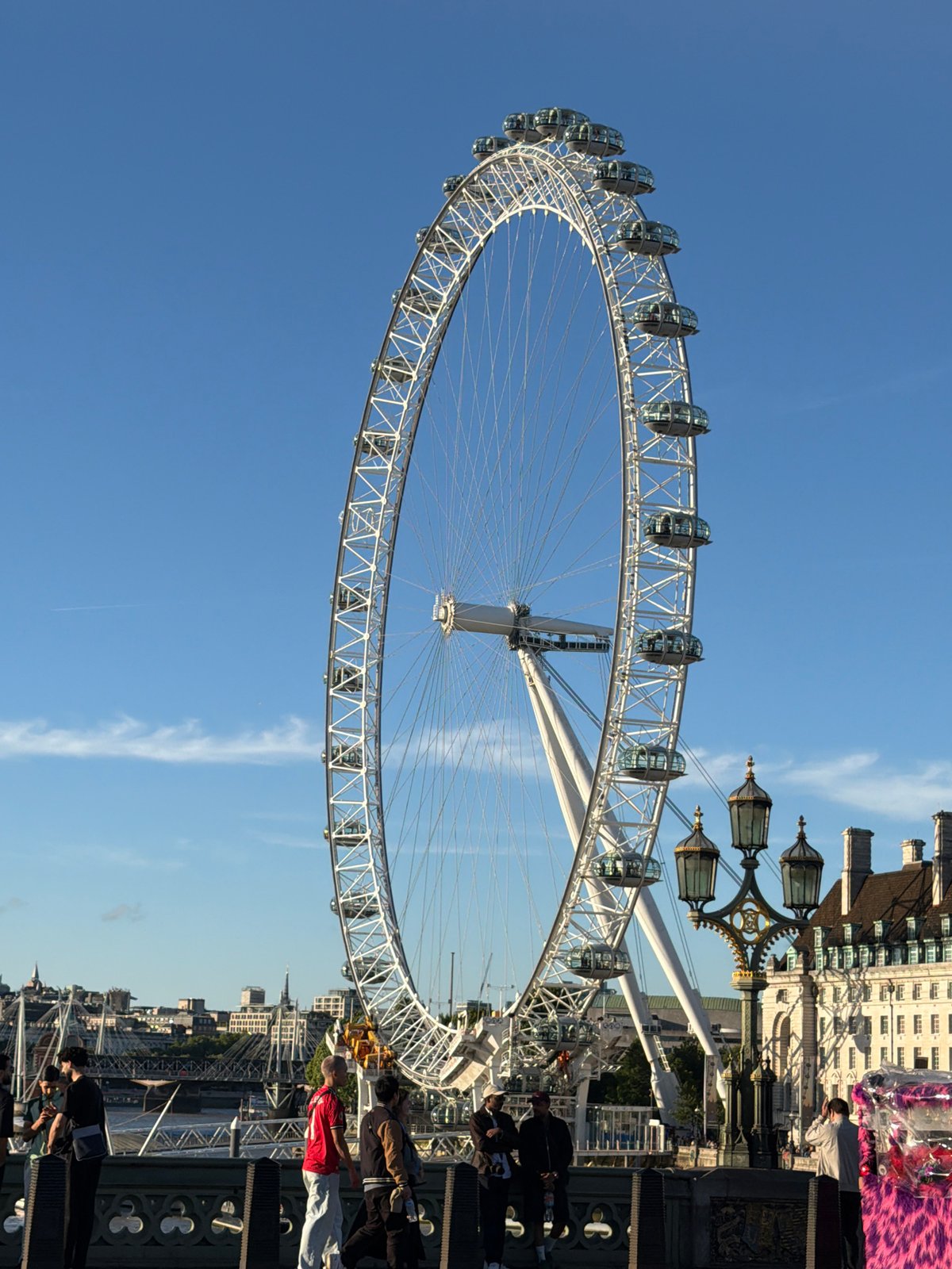 Tourist Documents Evening Walk Through Central London Landmarks