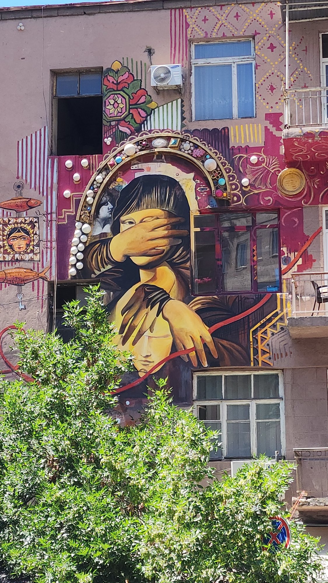 Murals, monuments, and the Cascade on a Yerevan morning