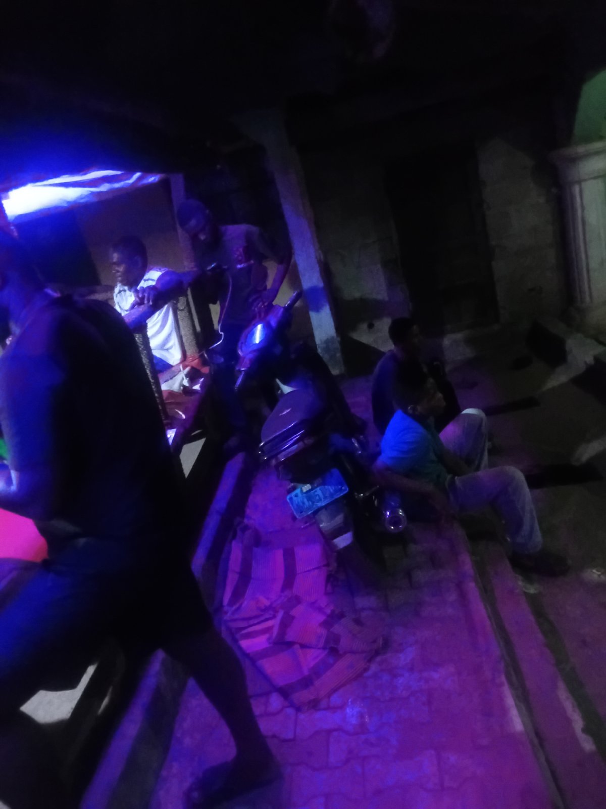 Evening social gatherings captured across multiple indoor venues