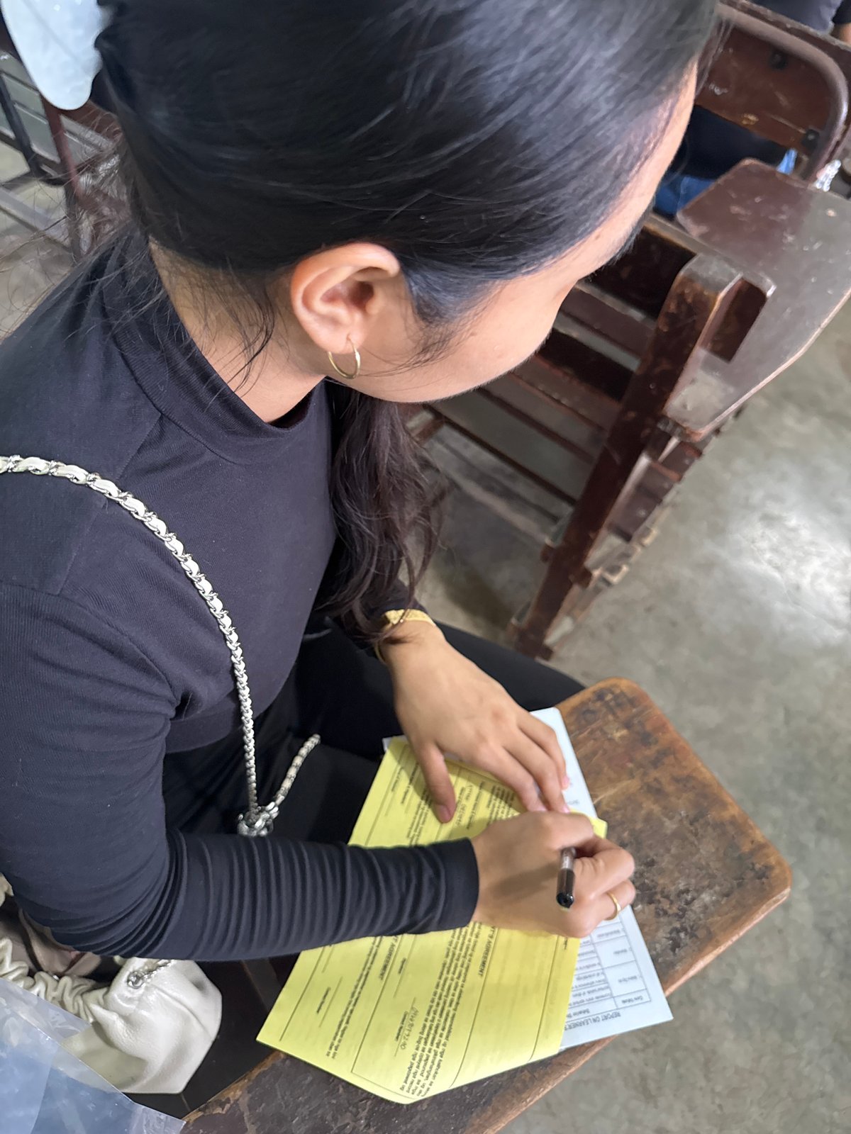Students gather for classroom activities in Davao City