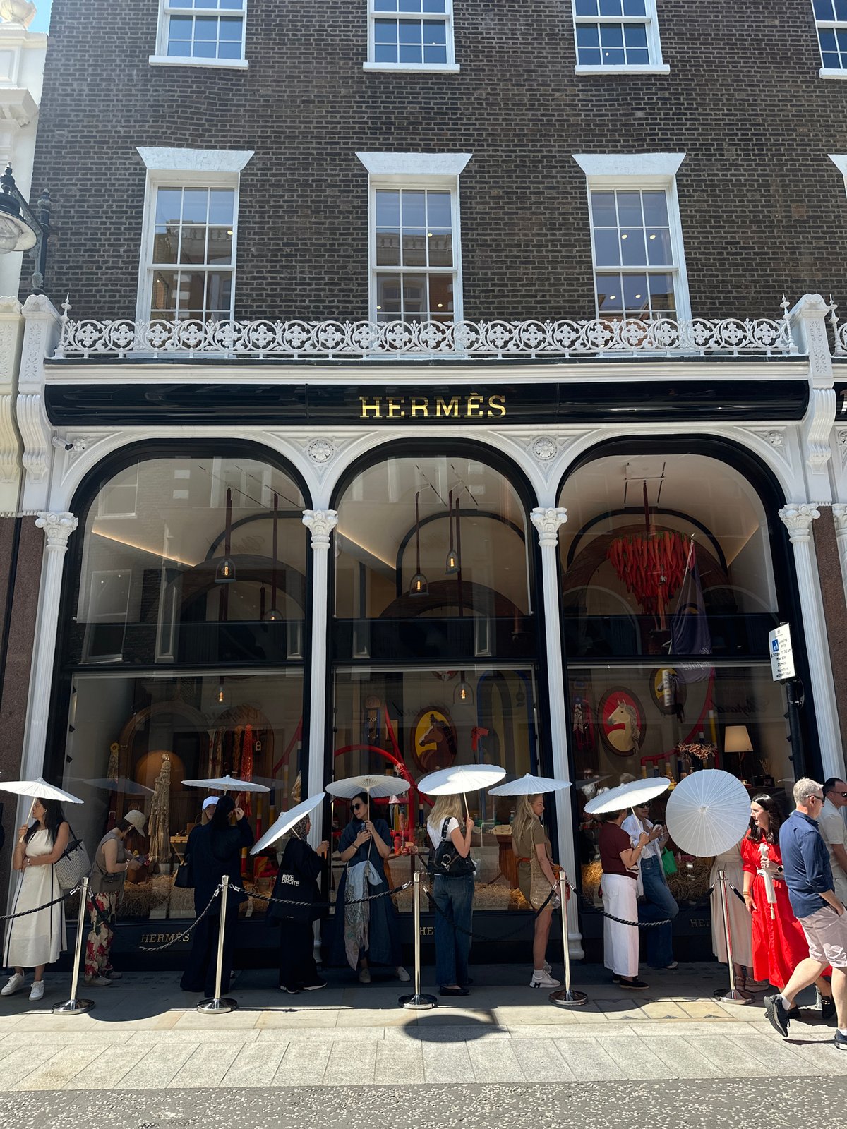 Hermès Bond Street storefront, London