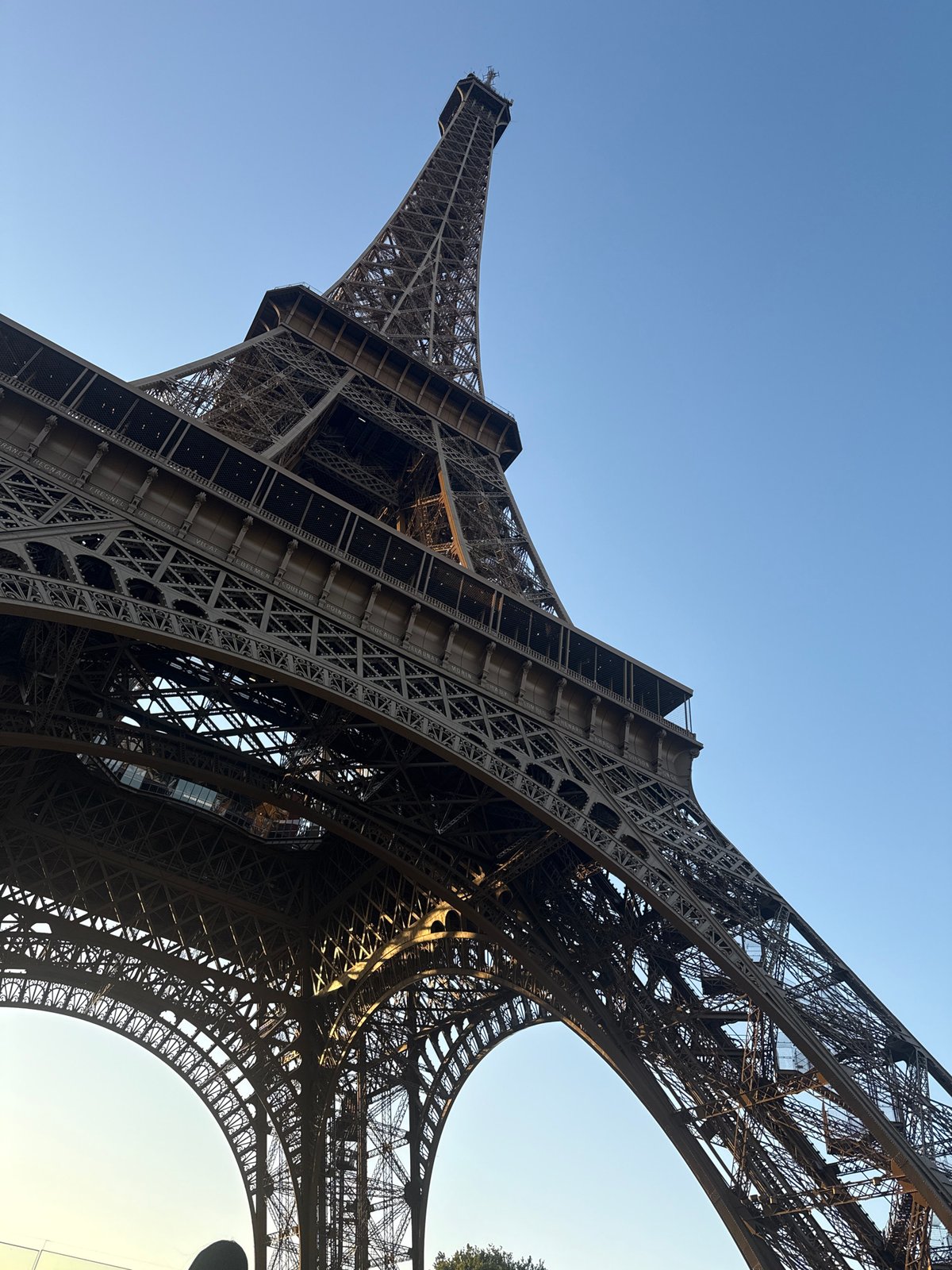 Sunny afternoon at the Eiffel Tower with street scenes and family moments
