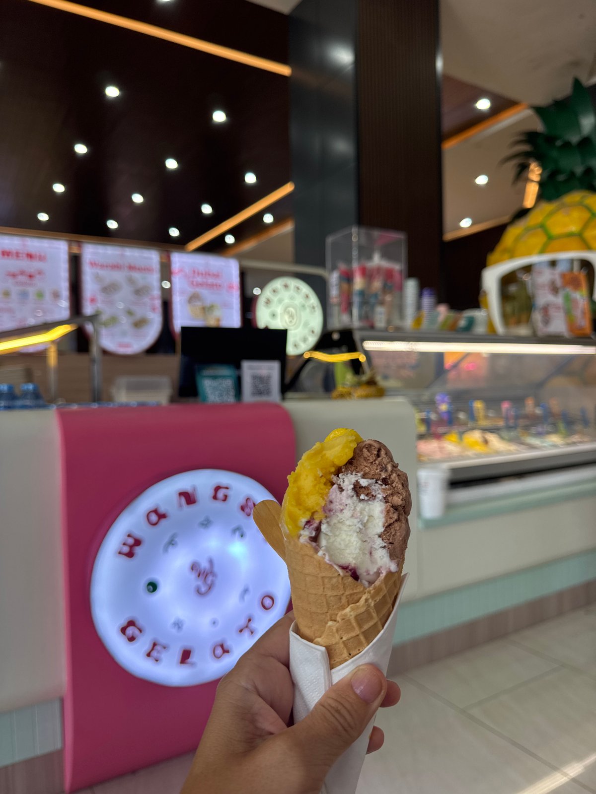 Inside a busy Kuta mall: food, retail, and quirky installations