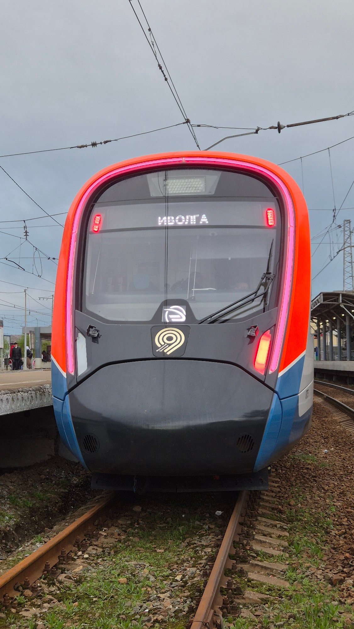 Ivolga train spotted on tracks in Sergiyev Posad
