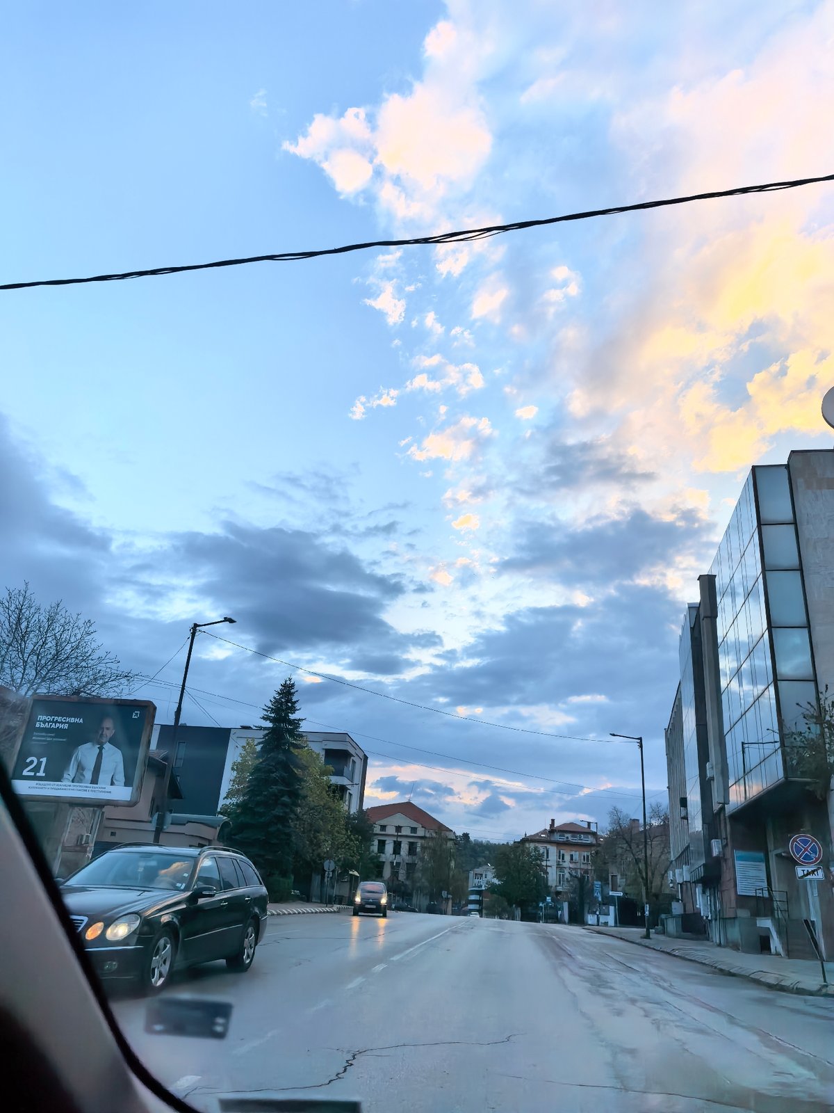 Night journey through Bulgarian city captured in eight moments
