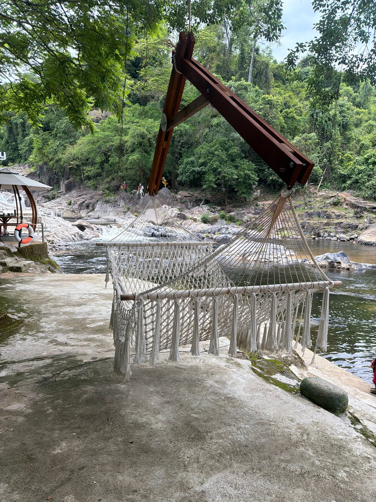 Morning visit to Yang Bay Waterfall documented in Vietnam