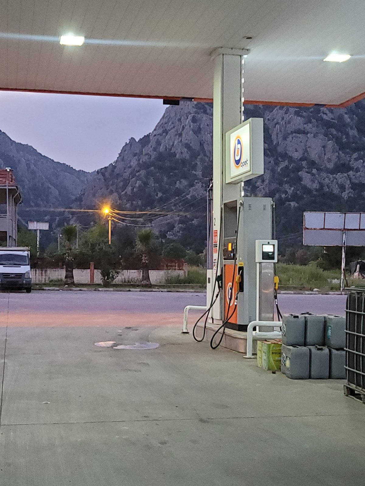 Evening landscape documentation captured in Akseki, Turkey mountains