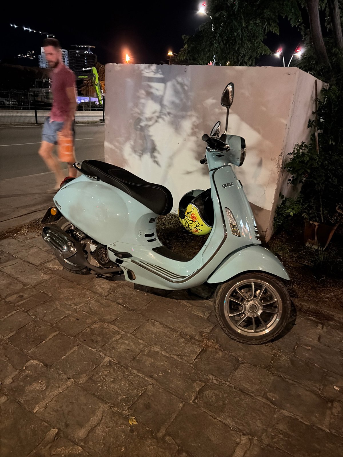 Summer night around Budva's old town and Imperial Hotel