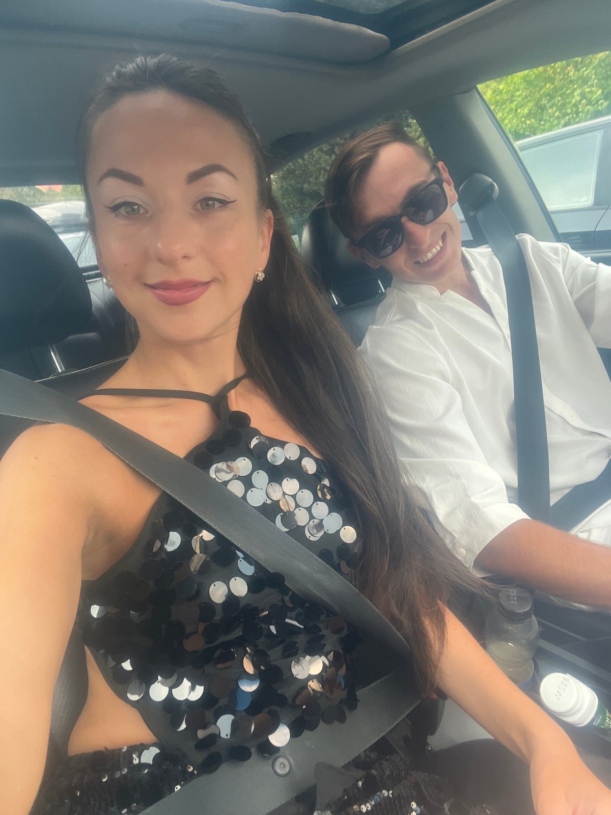 Afternoon hangout in Bar with car selfies and a sleepy poodle