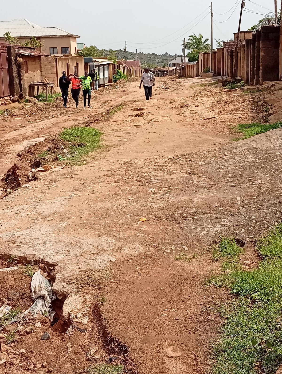 Street conditions documented in Jos residential area