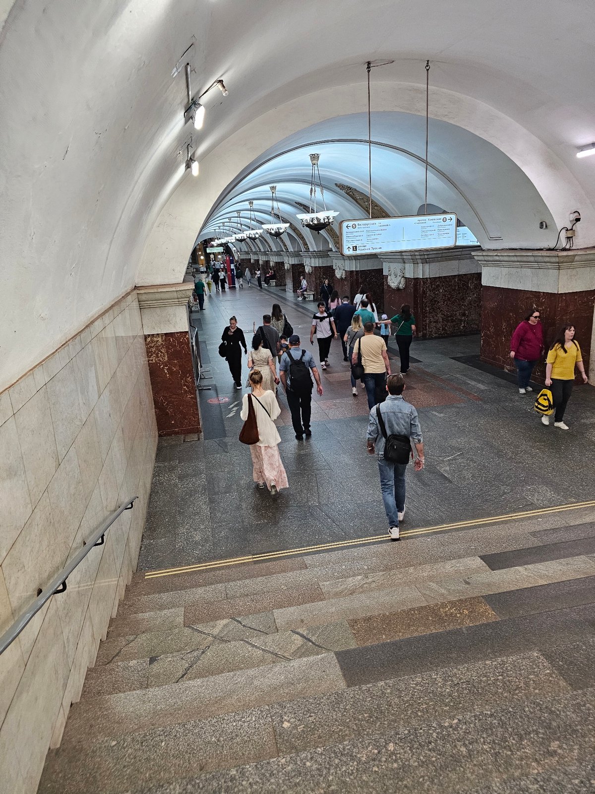 Moscow Metro Station Architecture Documented by Single Witness