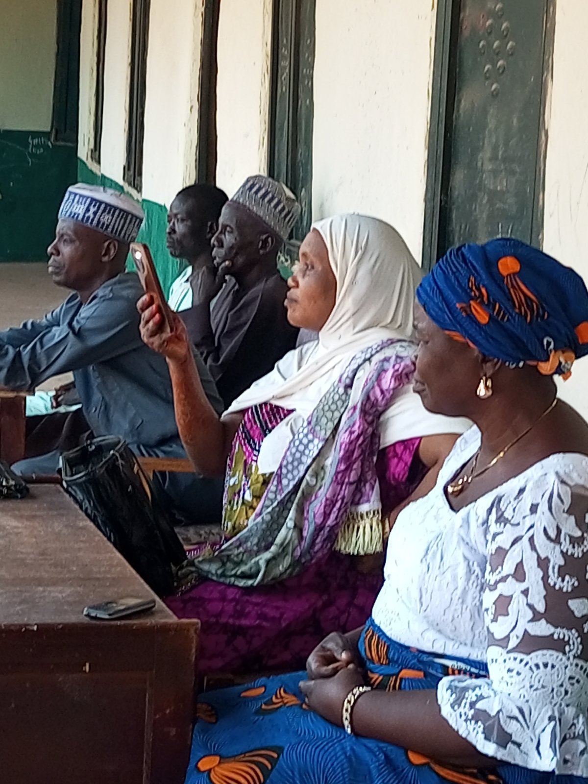 Community gathering in Tumfure, Nigeria