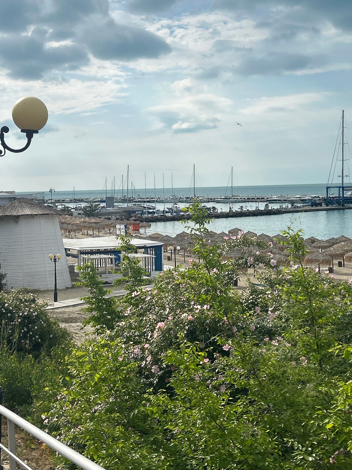 Morning beach scenes documented in Bulgarian Black Sea resort