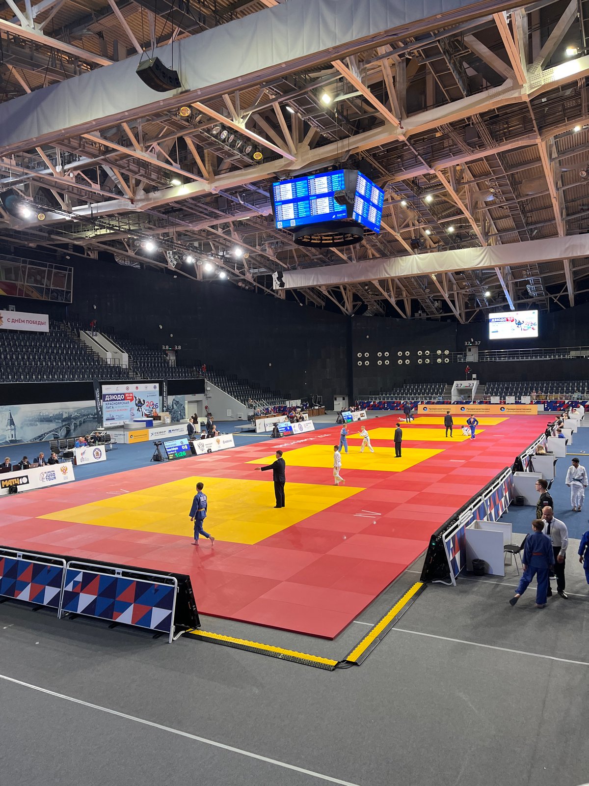 Judo competition held at Platinum Arena in Krasnoyarsk, Russia