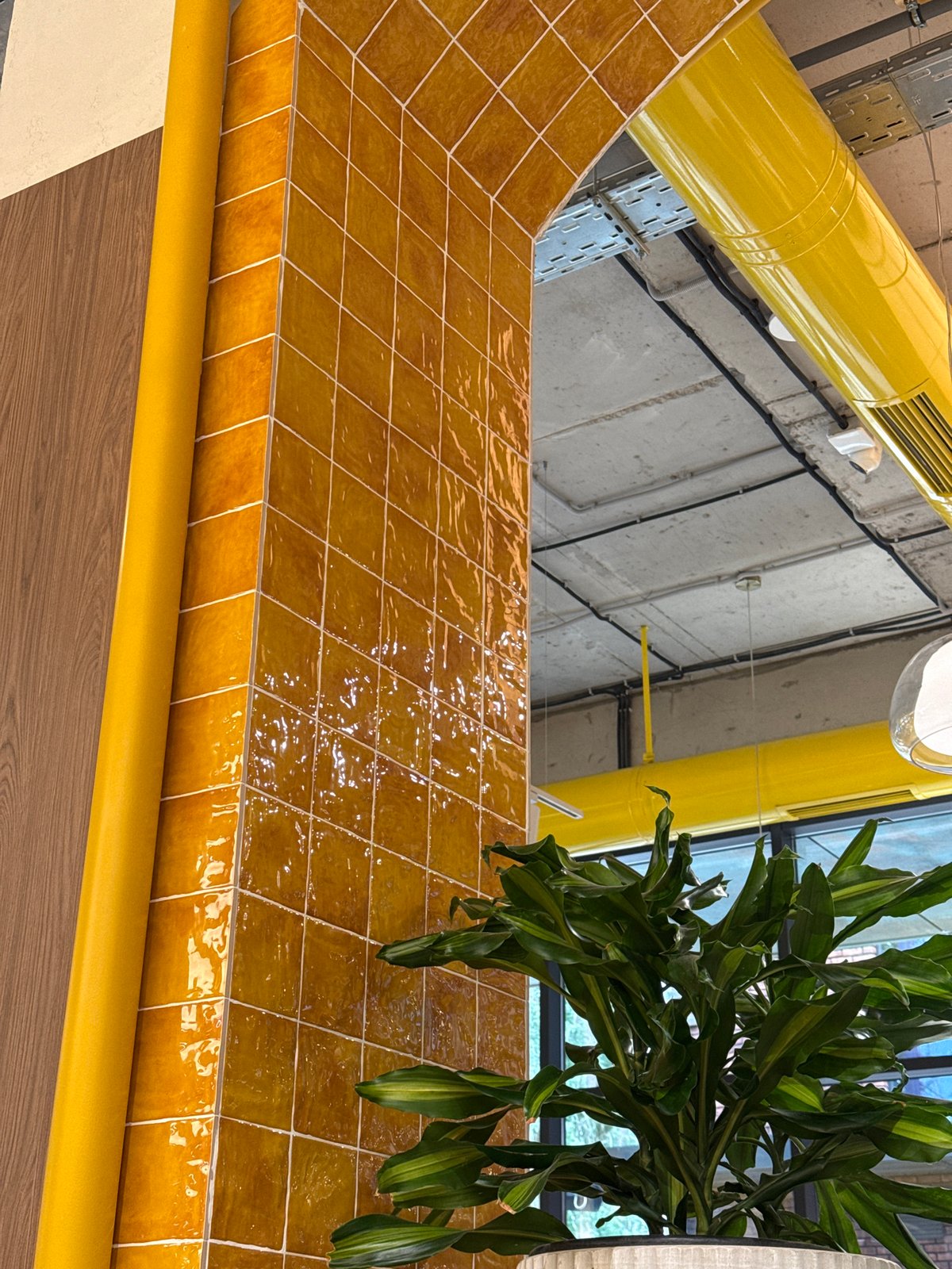 Morning cafe visit documented through detailed interior observations