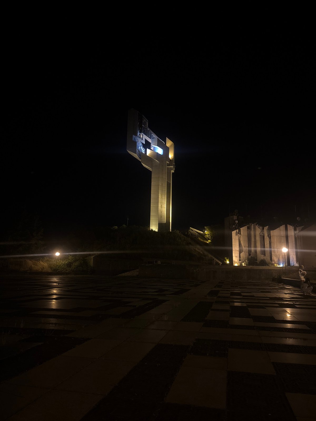 Evening documentation includes illuminated monuments and personal moments