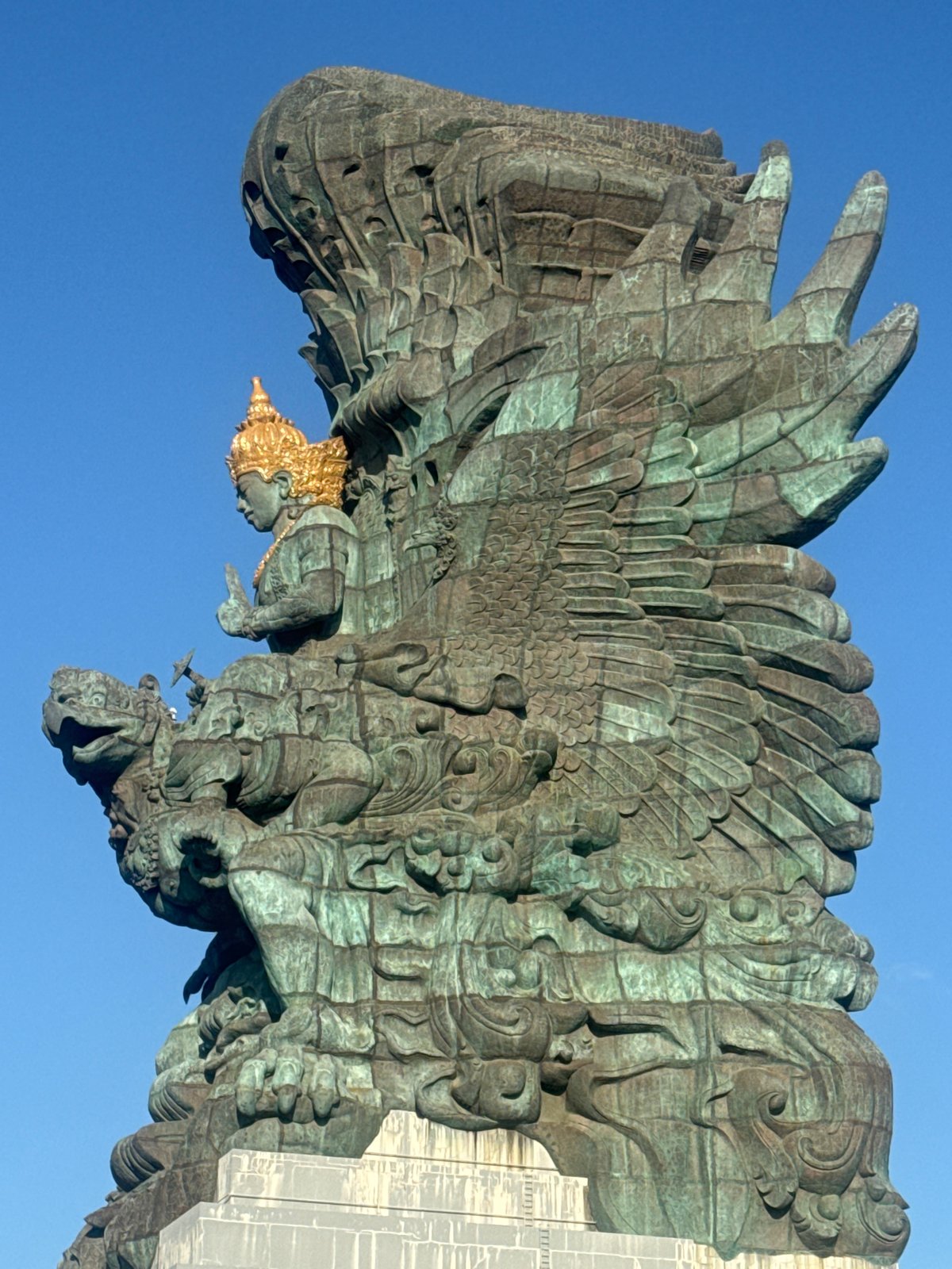 Morning stop at GWK Cultural Park, Bali's landmark statue