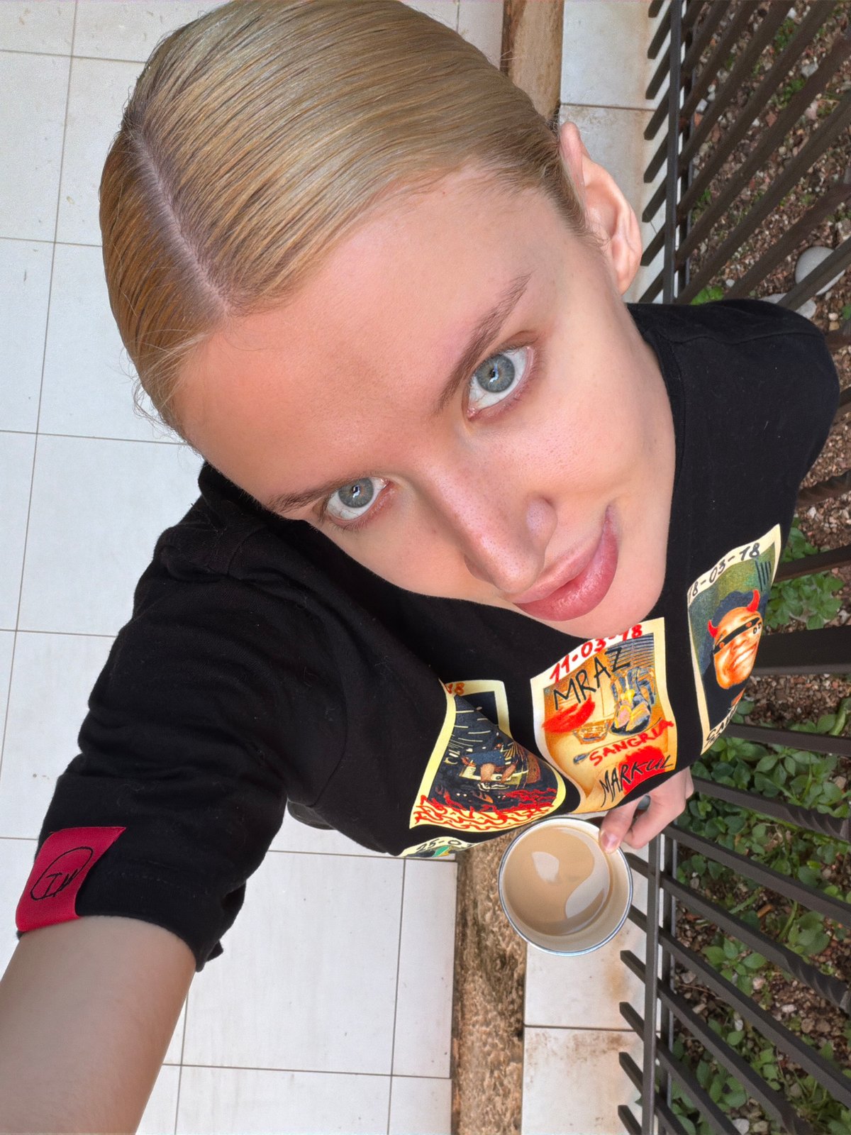 Blonde individual photographed across Montenegro locations during afternoon