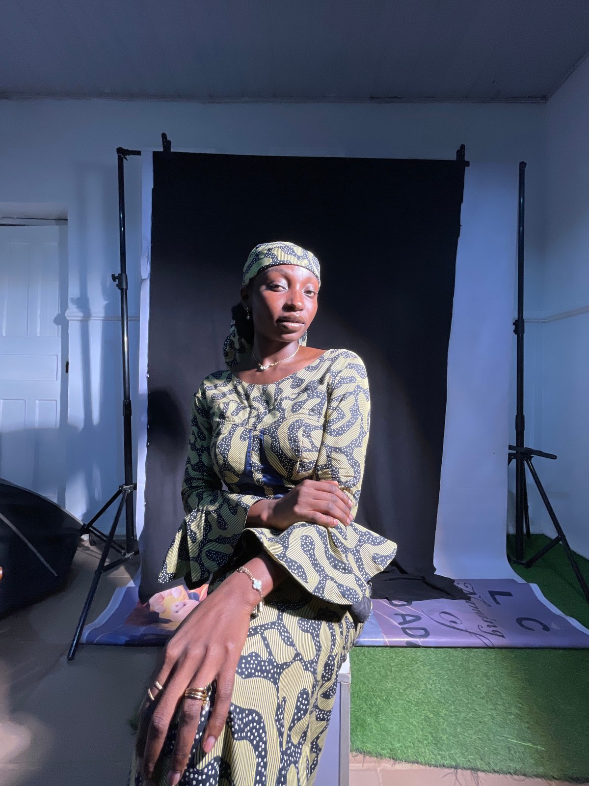 Portrait photography session captures women in traditional dress, Jos