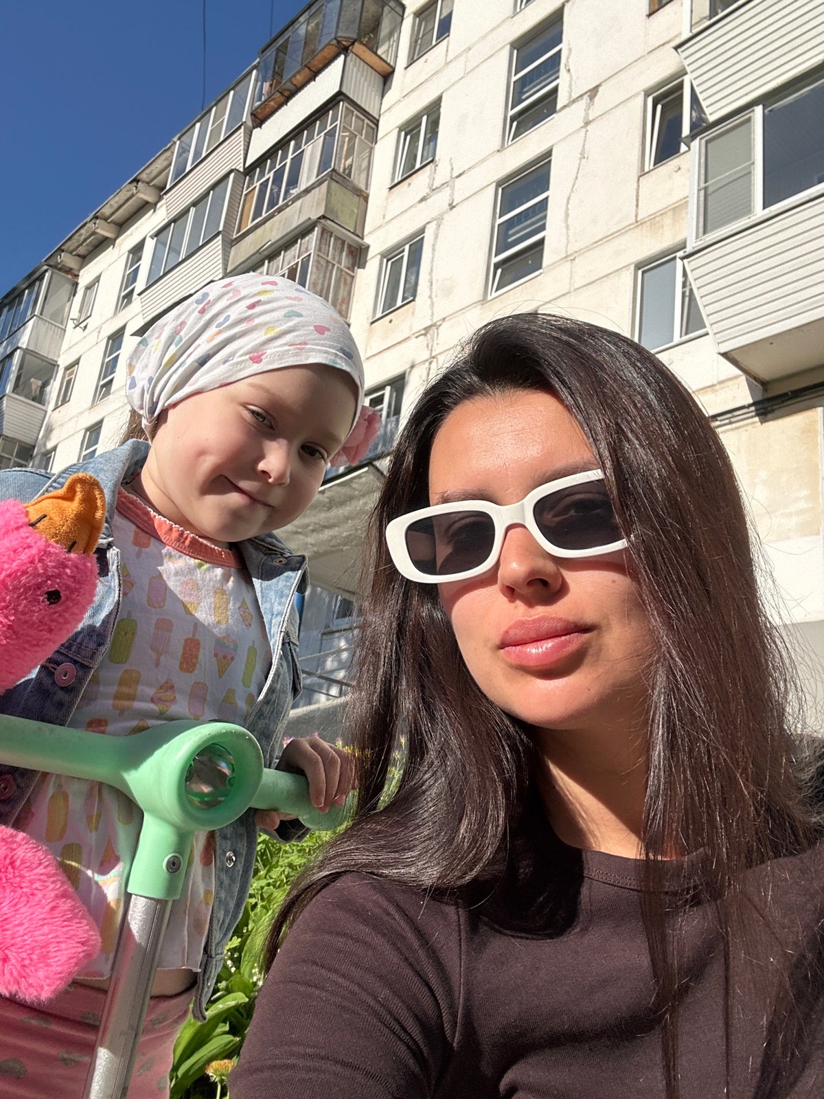 Family moments documented across Chaikovsky, Russia morning hours