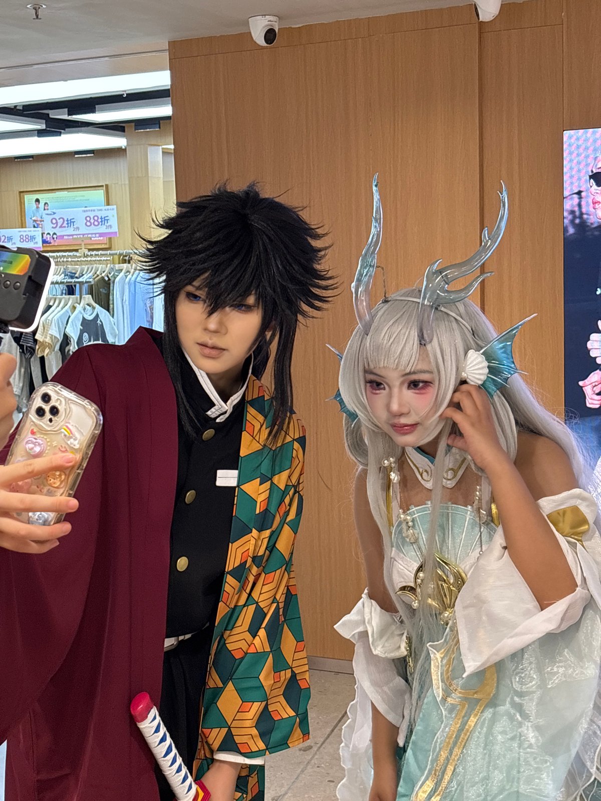 Anime cosplayers gather at Chongqing shopping mall