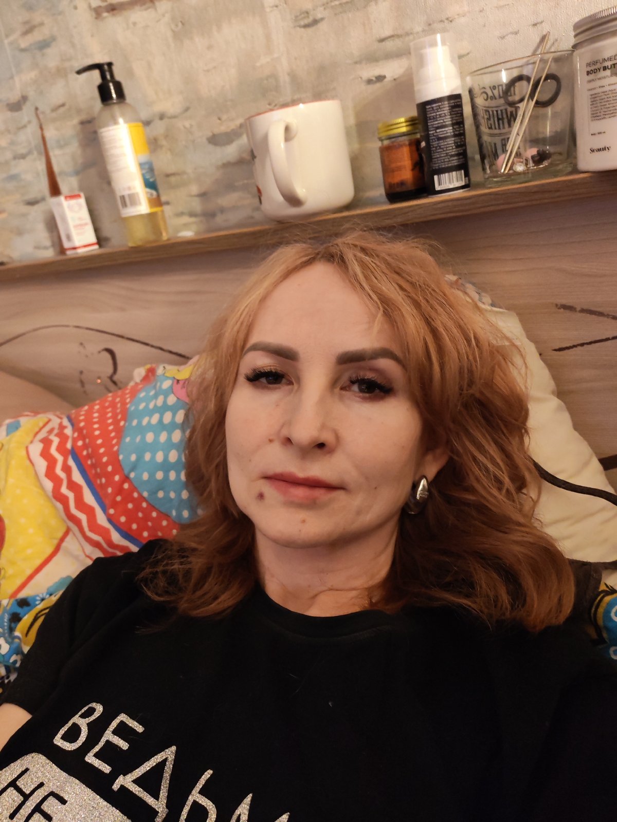 Ordinary evening documented in Chaikovsky home with cat and shrimp