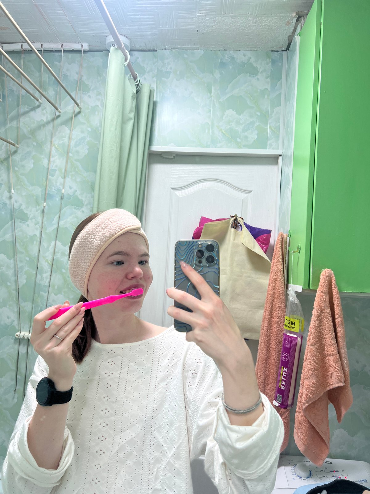 Early morning routine documented in Chaikovsky, Russia