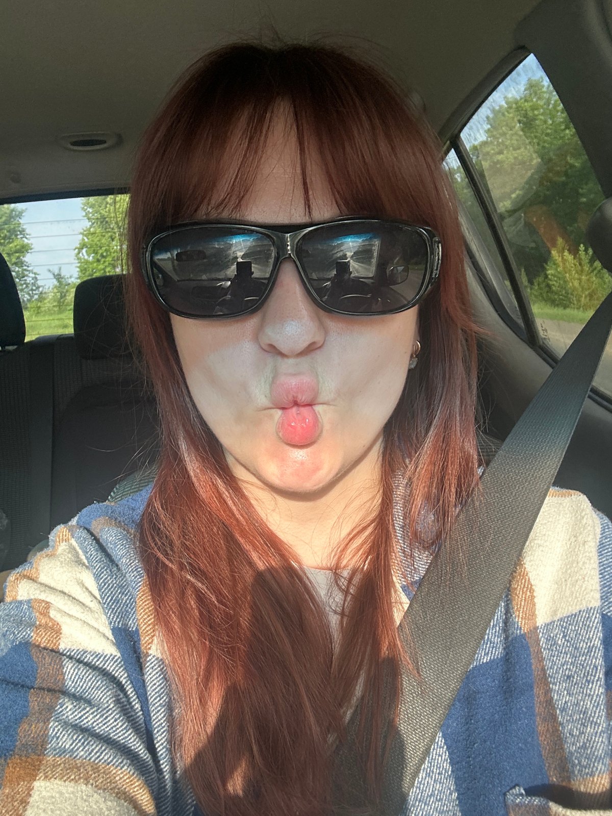 Woman observed driving in early morning hours in Russia