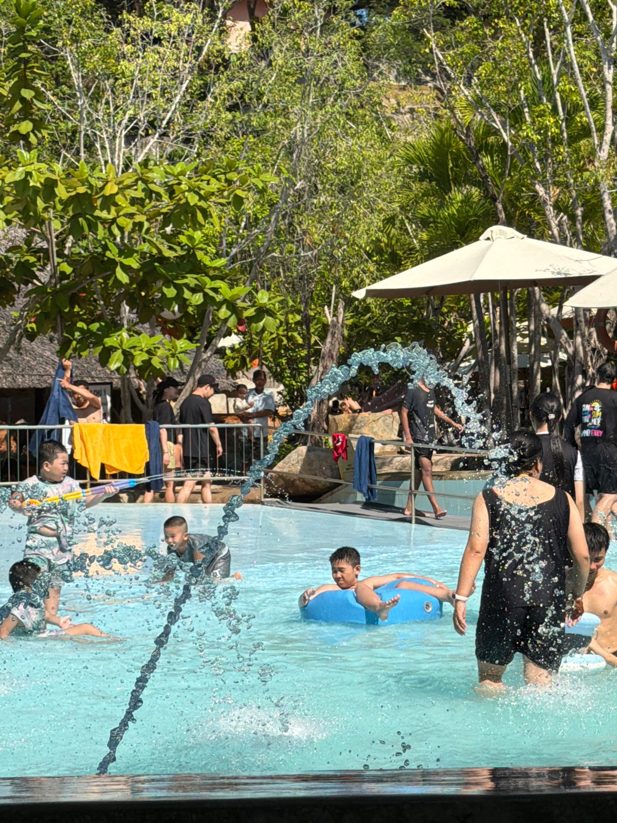 Morning recreation at Nha Trang water parks and spas