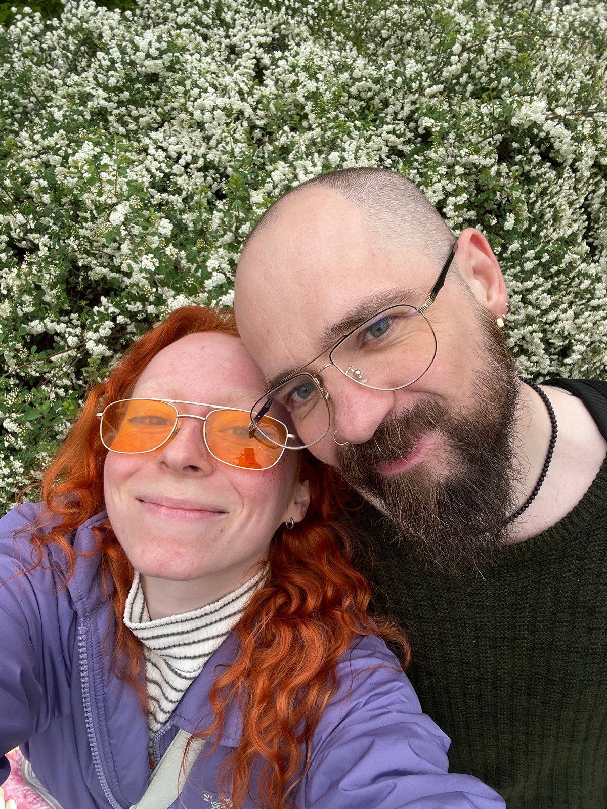 Two people photographed in outdoor Belgrade locations during afternoon