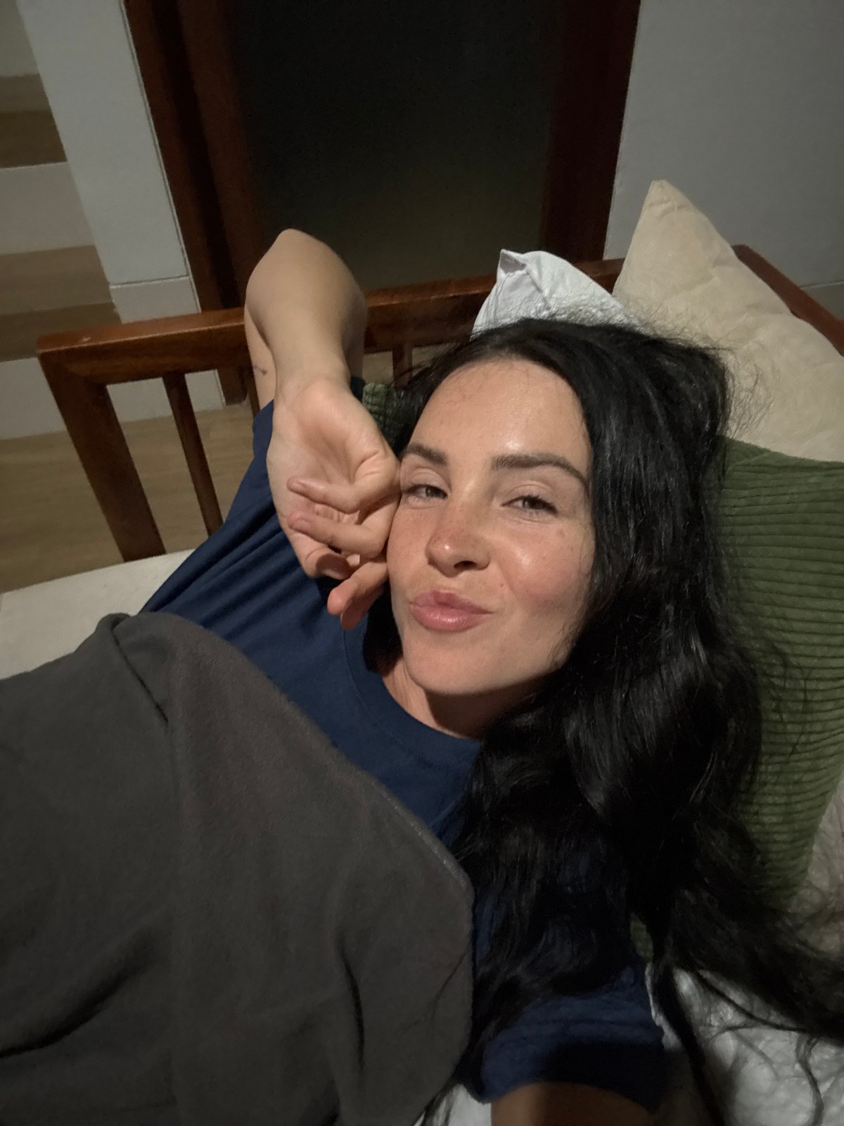 Relaxing in bed, North Kuta, Bali