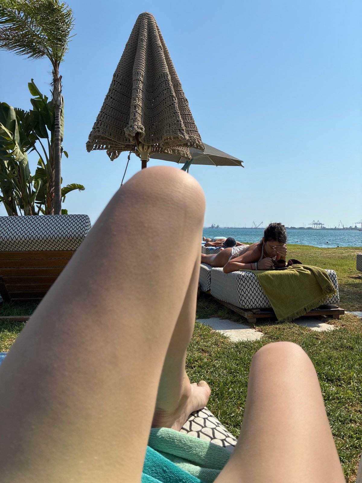 Drinks and downtime at a Limassol beach resort