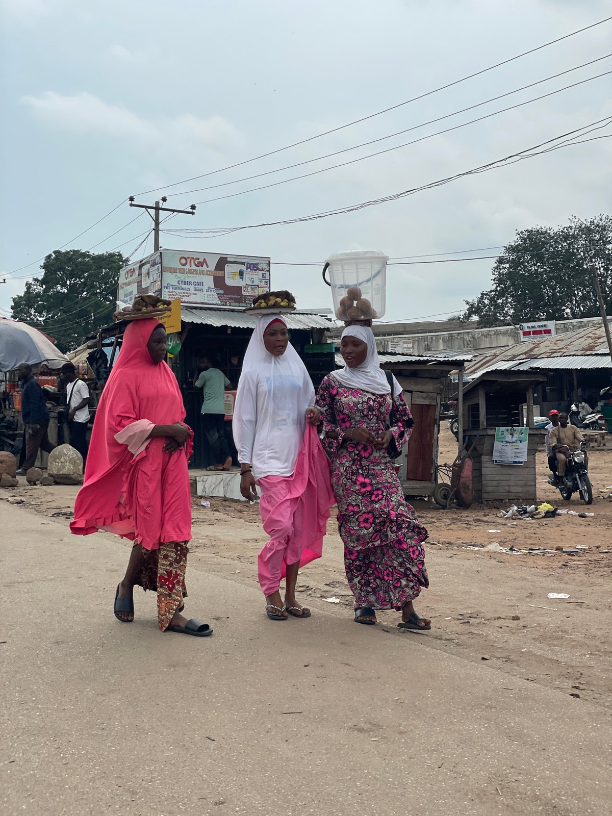 Daily street life captured in Lokoja, Nigeria