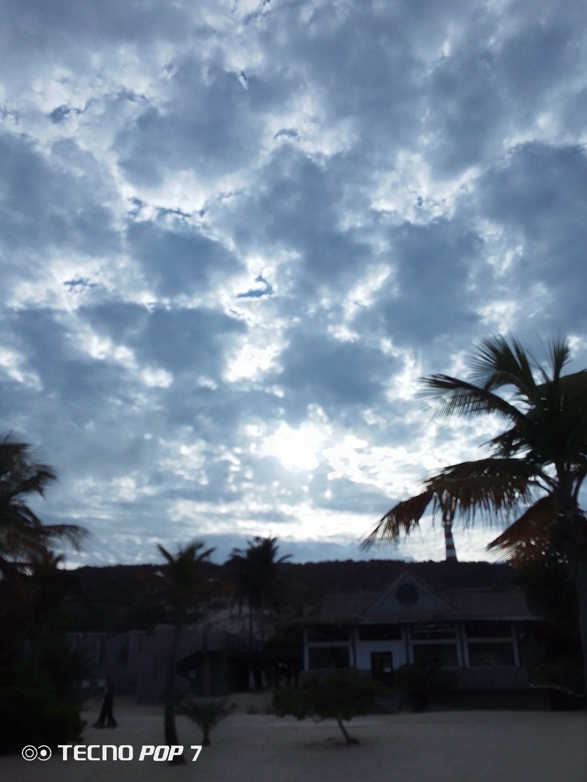 Cloudy evening captured at Pedro González beach, Venezuela