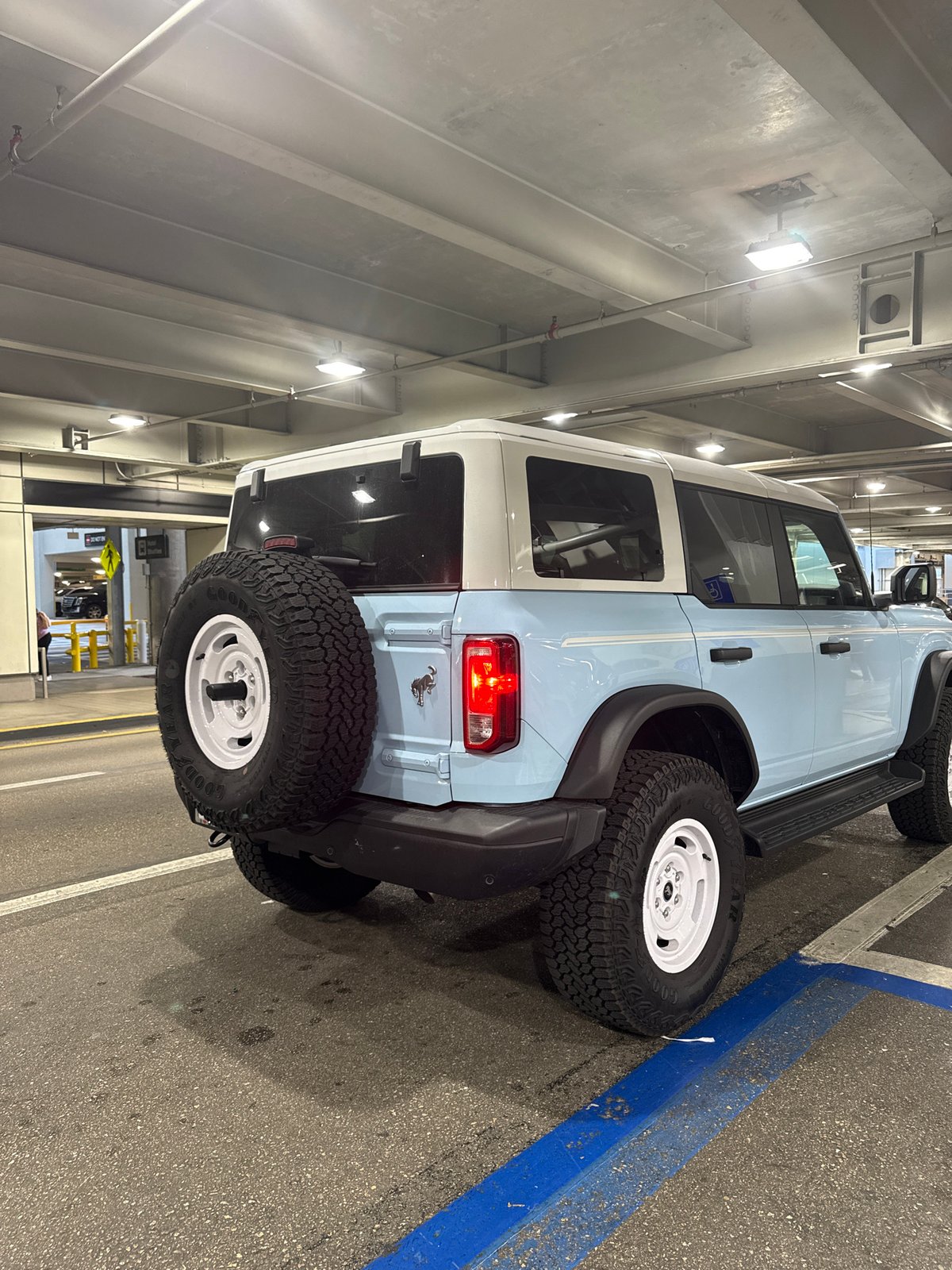 Ford Bronco spotted in Miami parking garage