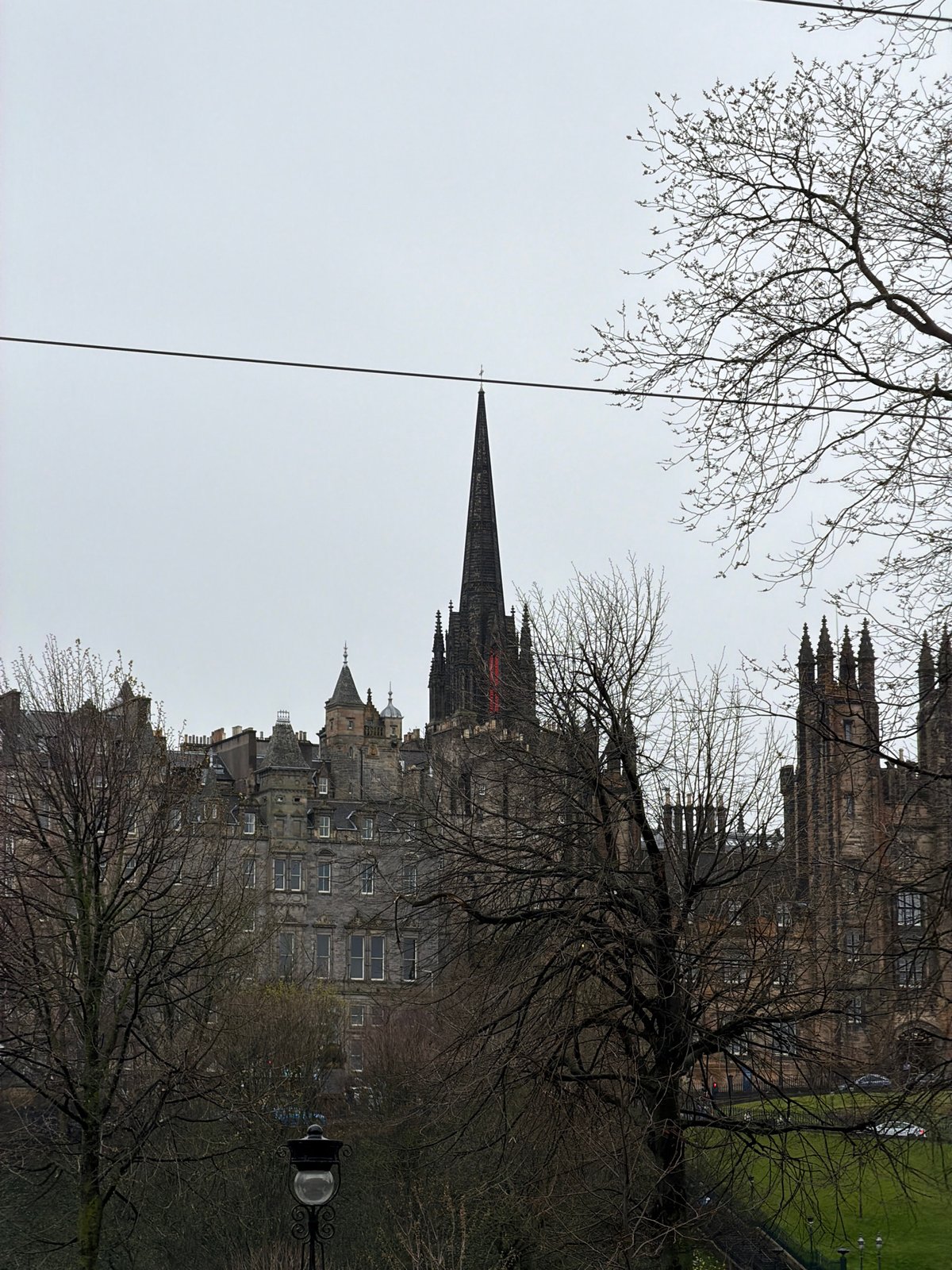 Visitor captures Edinburgh's historic buildings and local dining experience