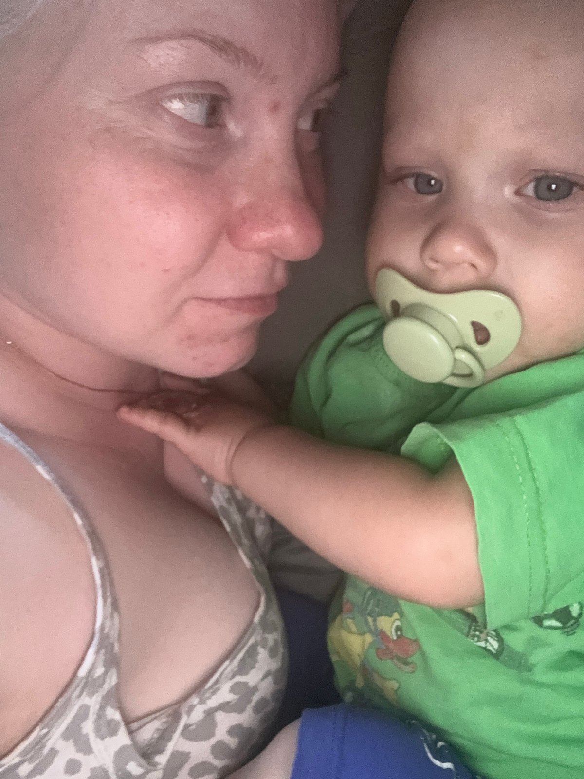 Quiet moment with a baby in Chaikovsky, Russia
