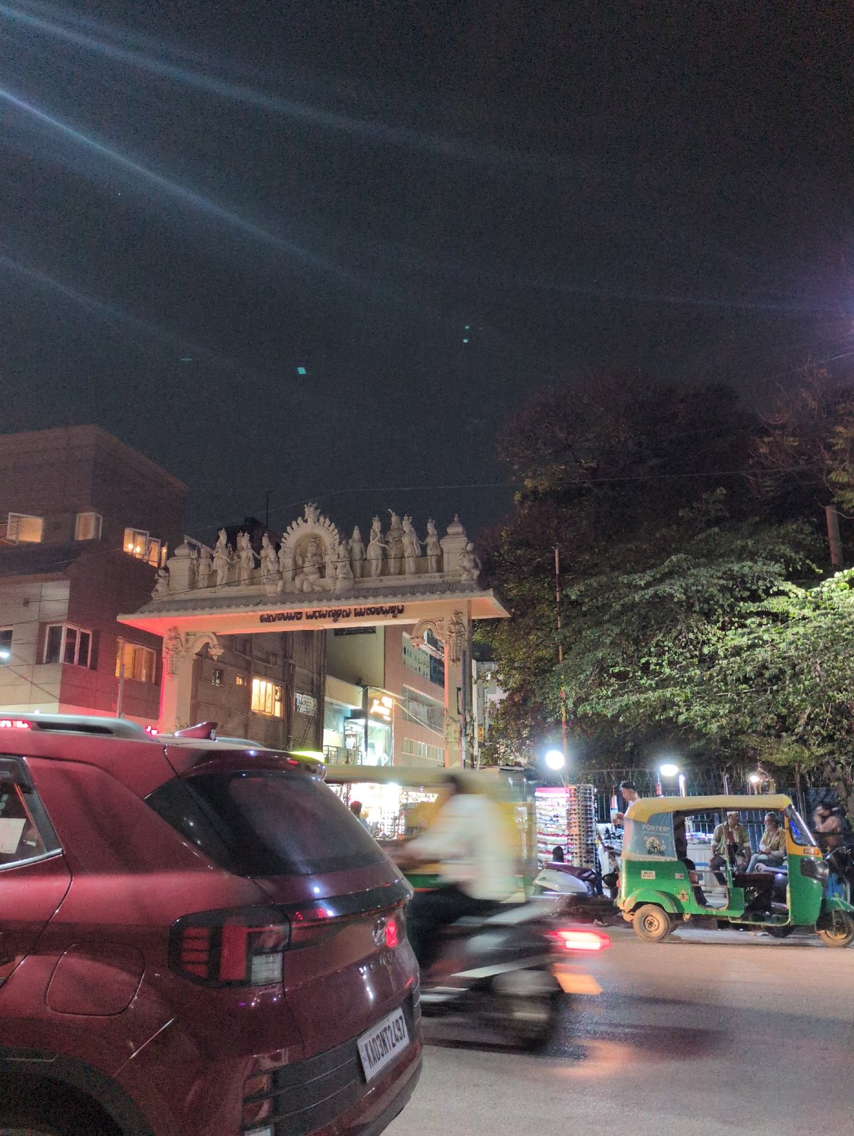 Evening street life documented across Bengaluru neighborhoods