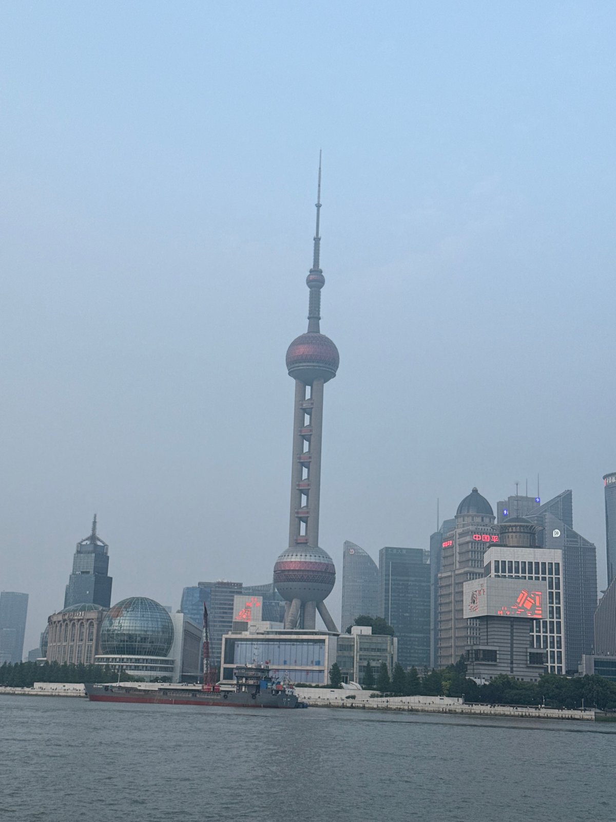 Daily life captured along Shanghai's Bund waterfront district