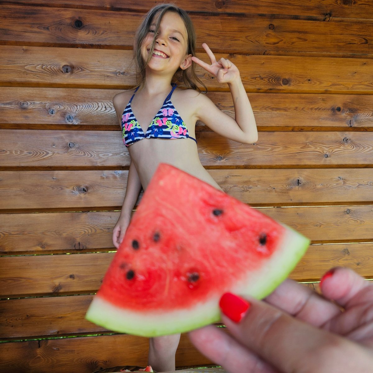 Watermelon and sun in Новостройка, summer 2026