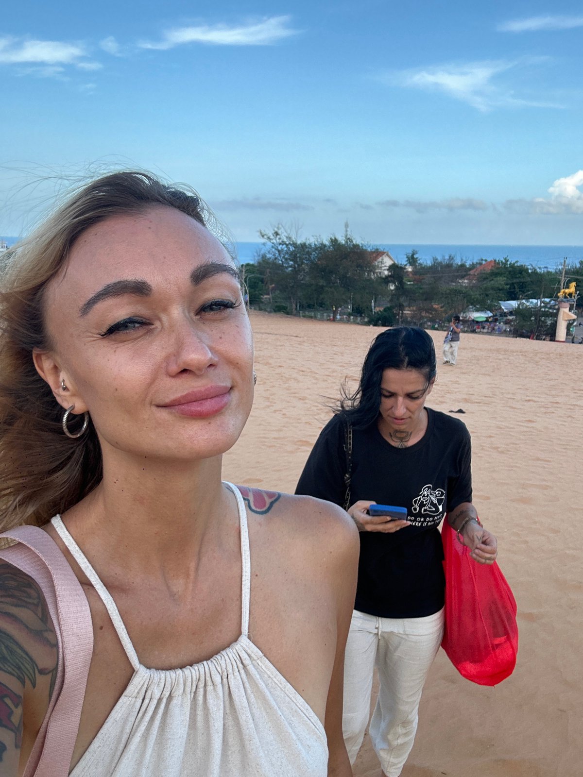 Tourists capture moments at Vietnam's Mui Ne sand dunes