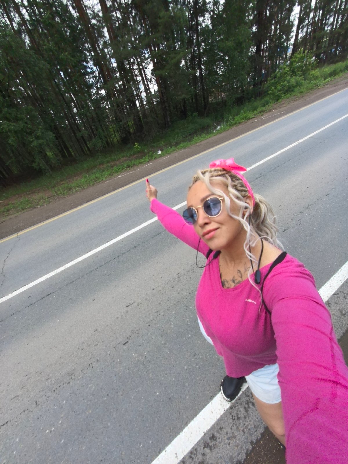 Roadside stop in Noviy, Russia