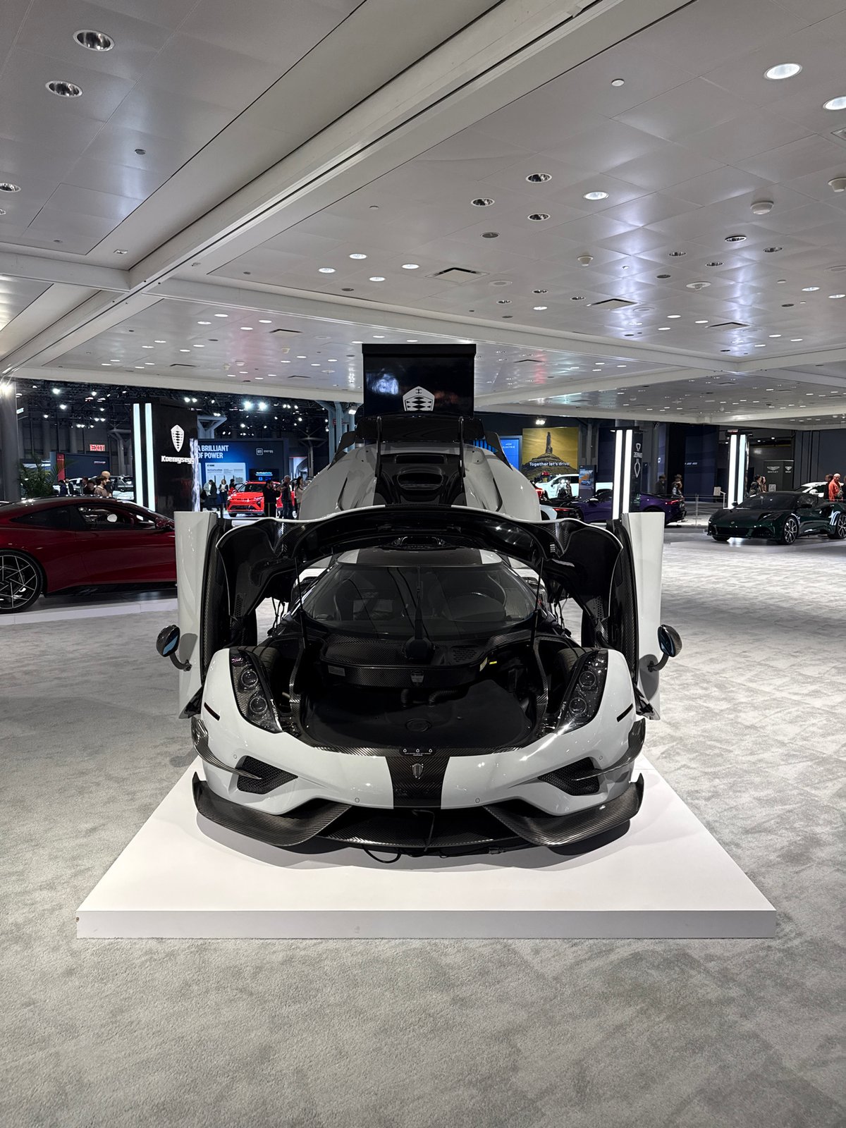 Futuristic Chevrolet concept cars displayed at NYC auto show