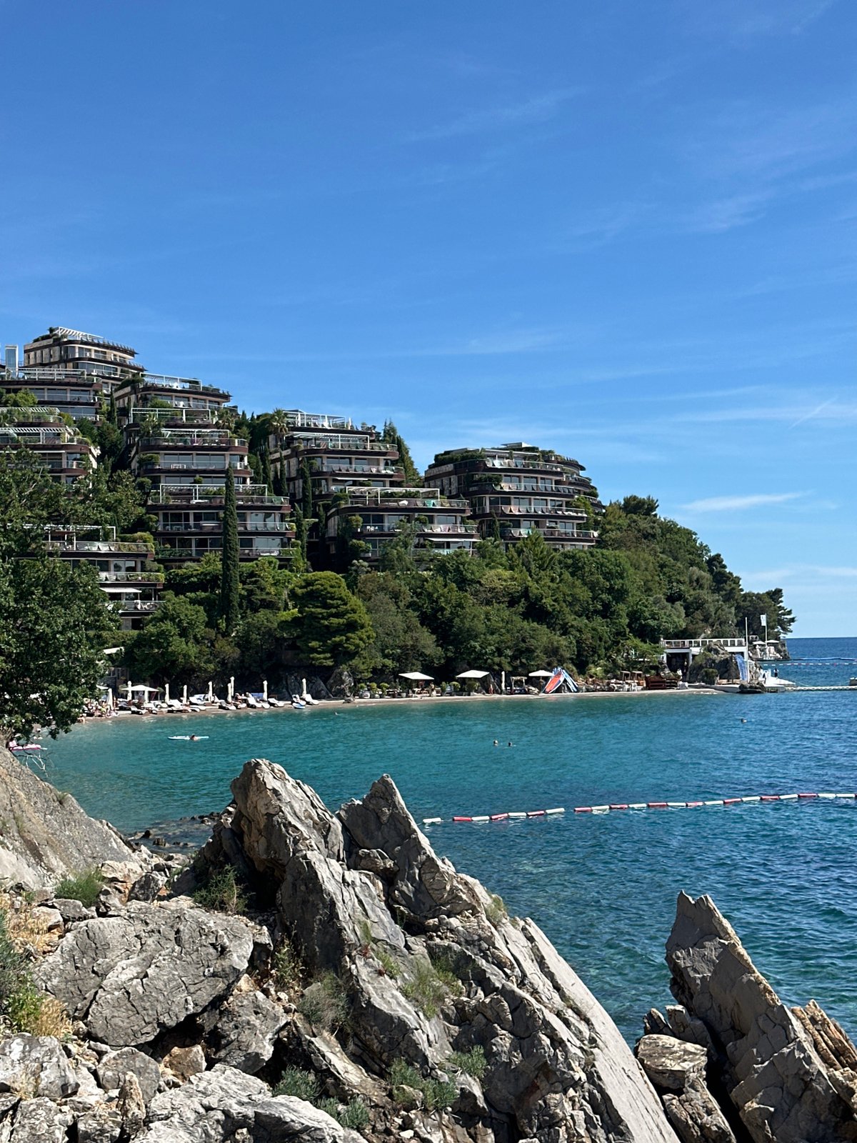 Ordinary afternoon documented in Budva, Montenegro