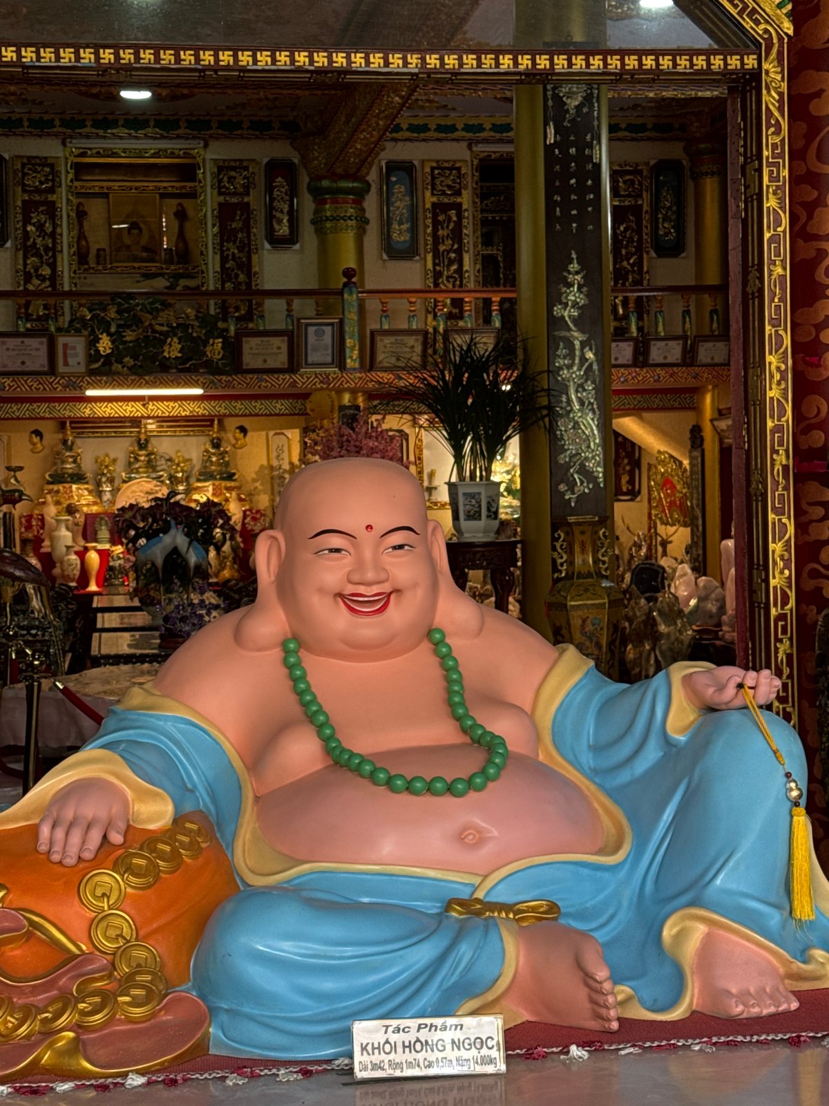 Inside a vivid Buddhist temple complex in Xuân Thành, Vietnam