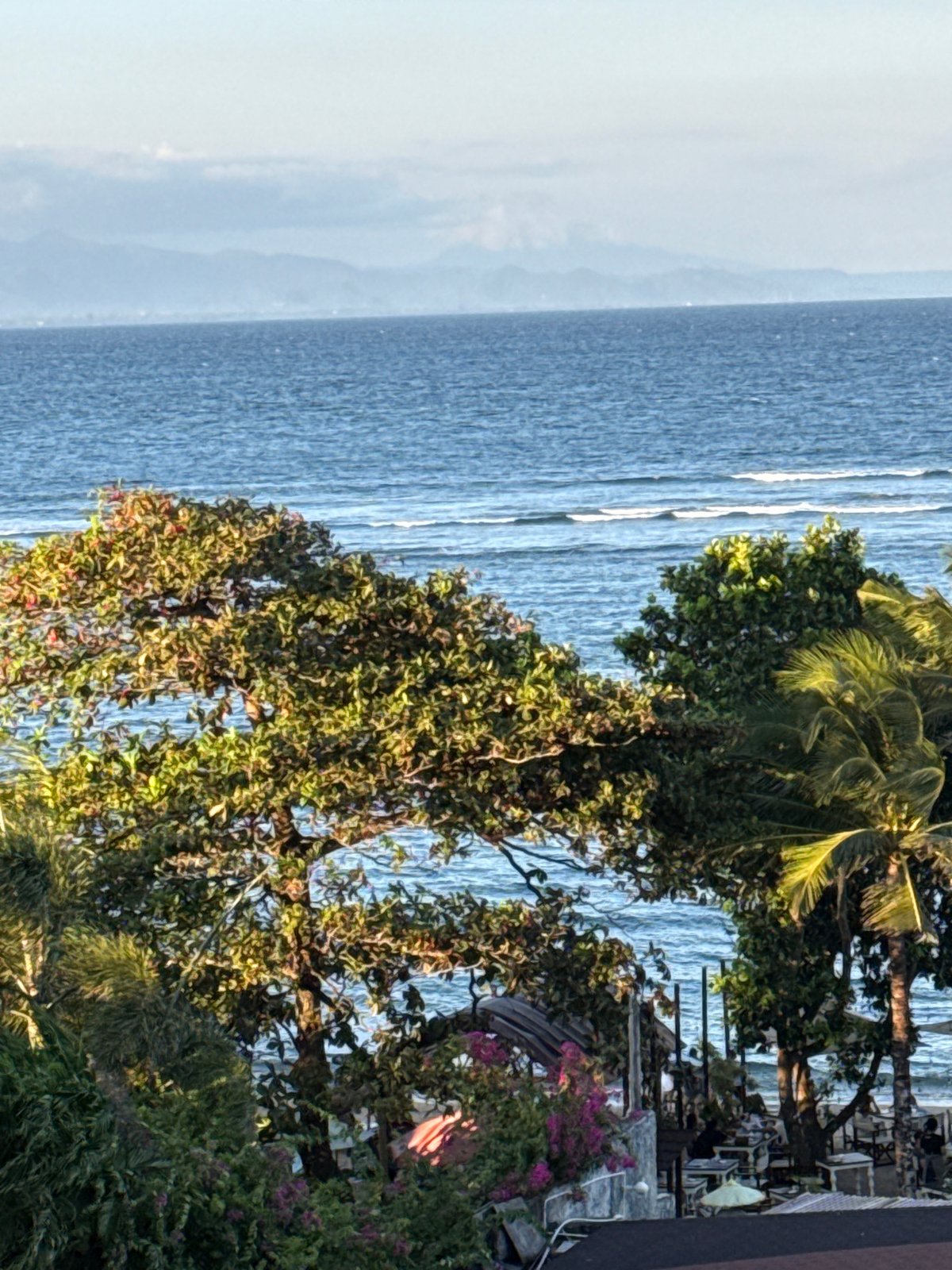 Ocean view captured from elevated position in Denpasar