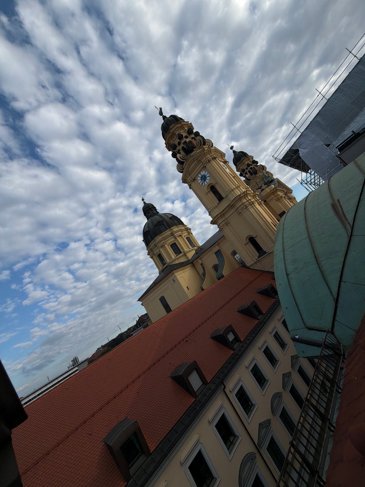 Munich's iconic church skyline, up close