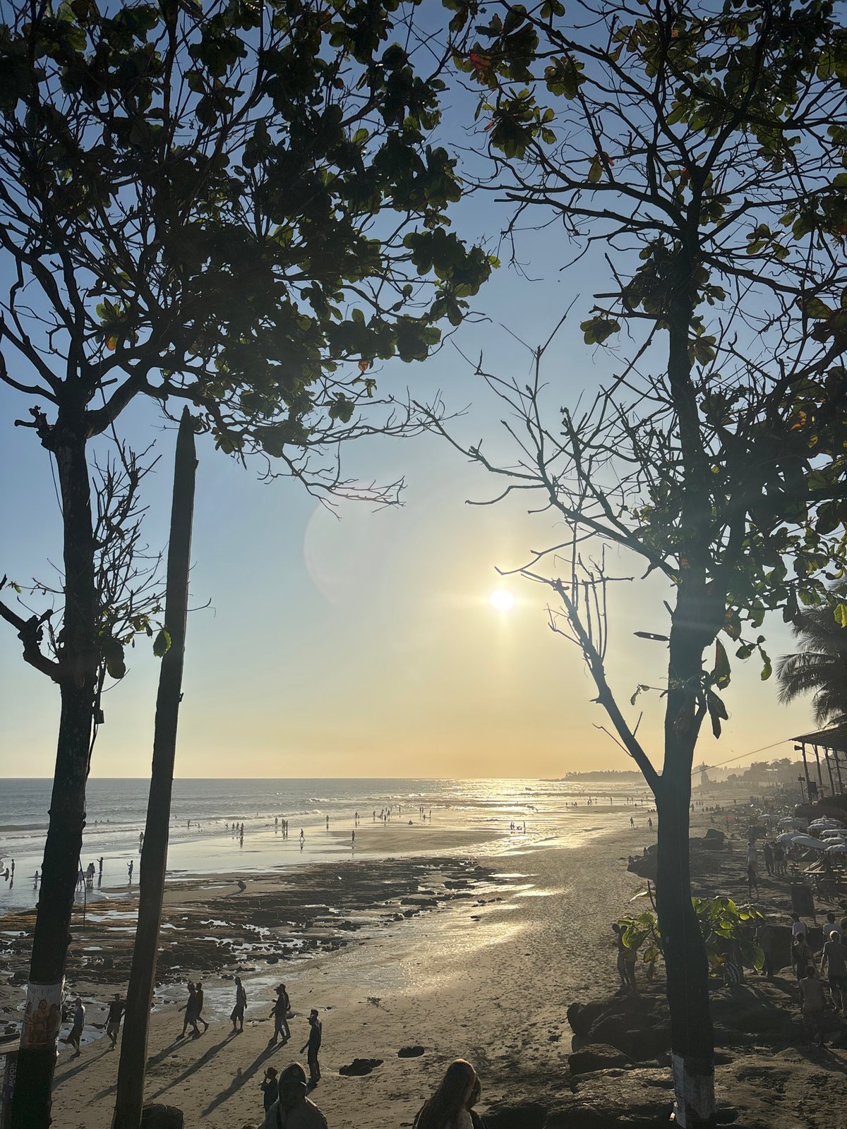 Beachside drinks and ocean views in North Kuta, Bali