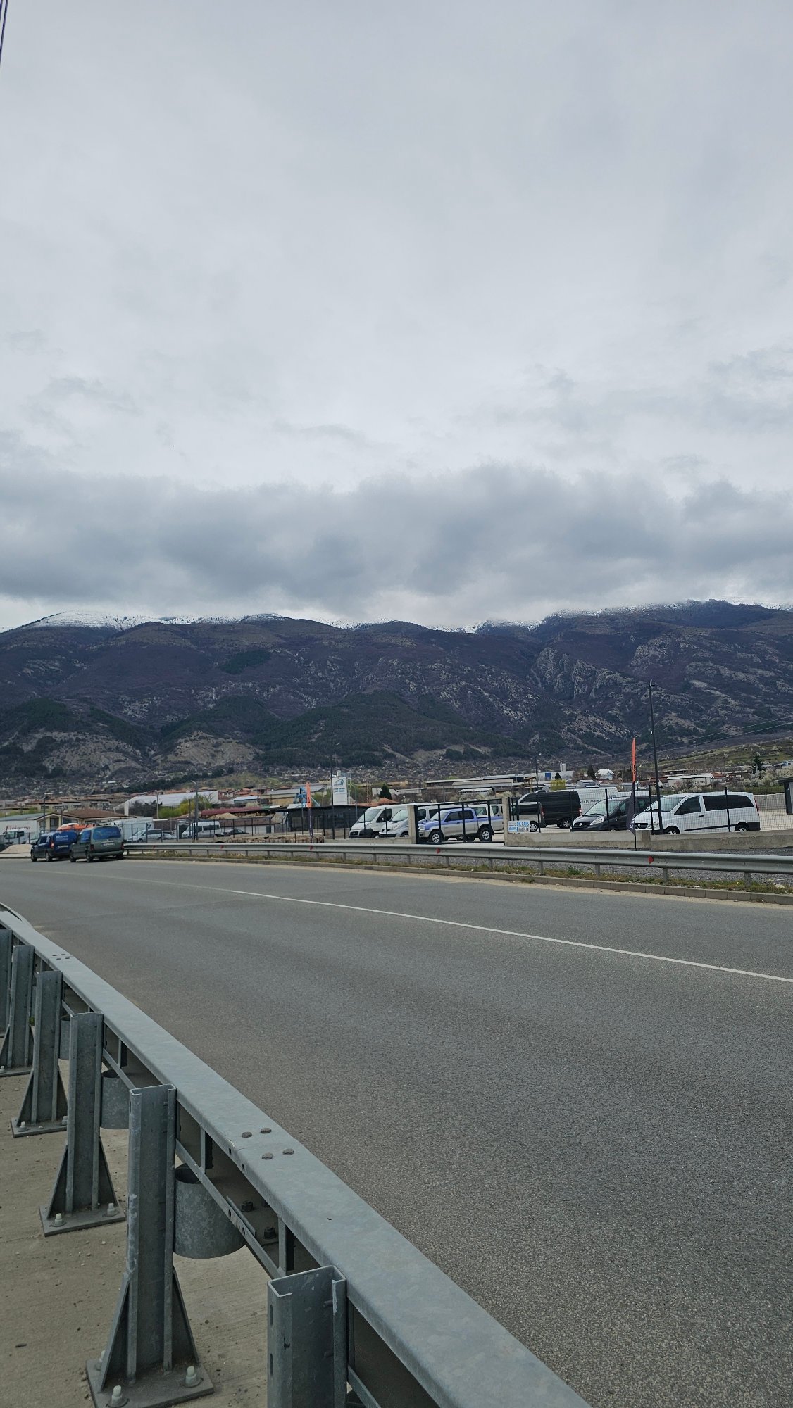 Highway infrastructure documented in Karlovo, Bulgaria