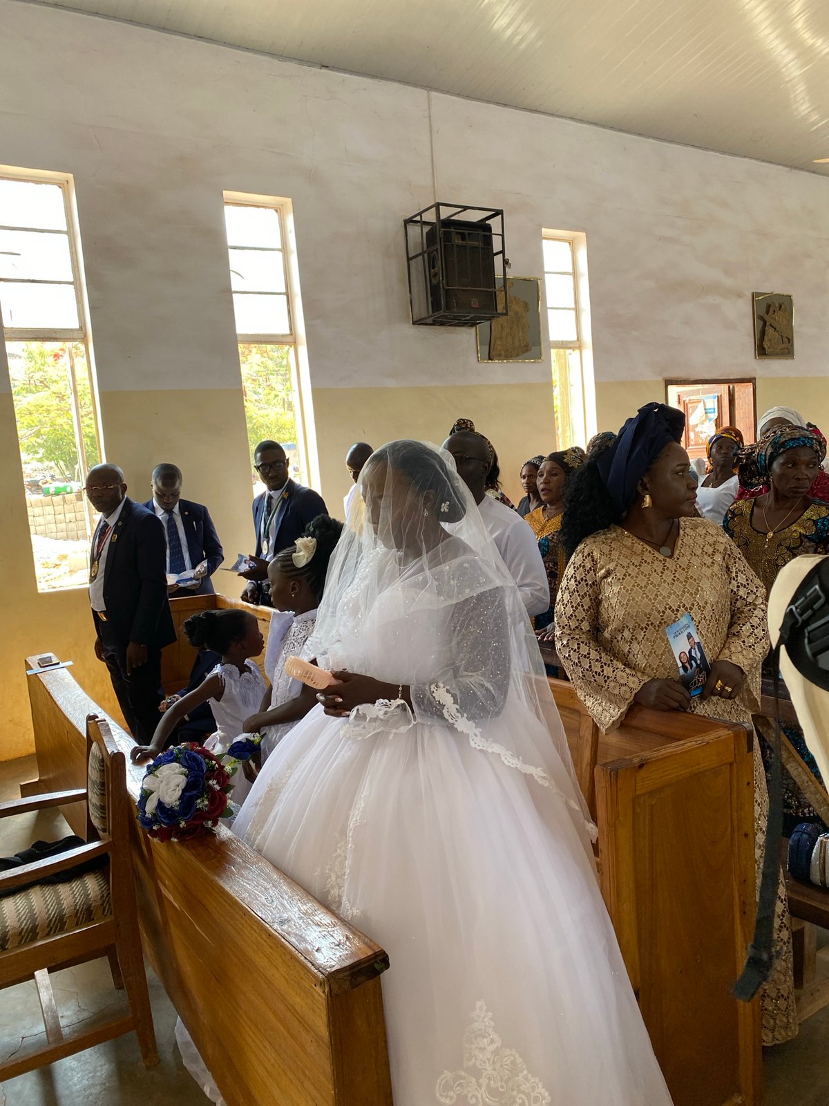 Wedding ceremony held at church in Kuru Dungus, Nigeria
